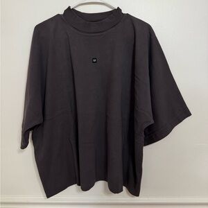 New Yeezy Gap dark grey boxy tee -Small